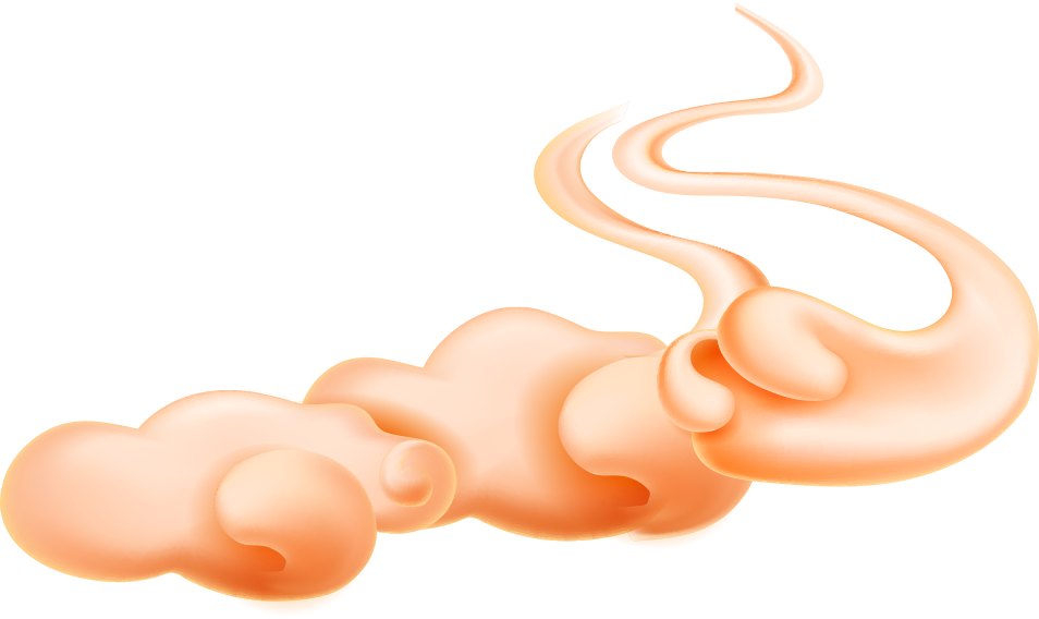 รูปก้อนเมฆสีส้มด้านขวา