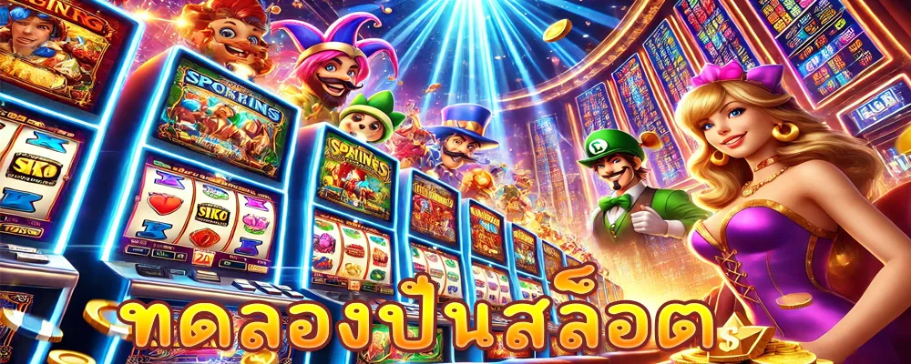 ทดลองปั่นสล็อต